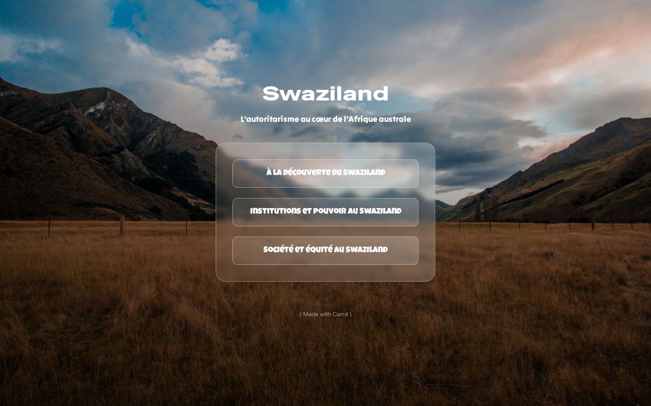 Carrd profile picture for @swaziland